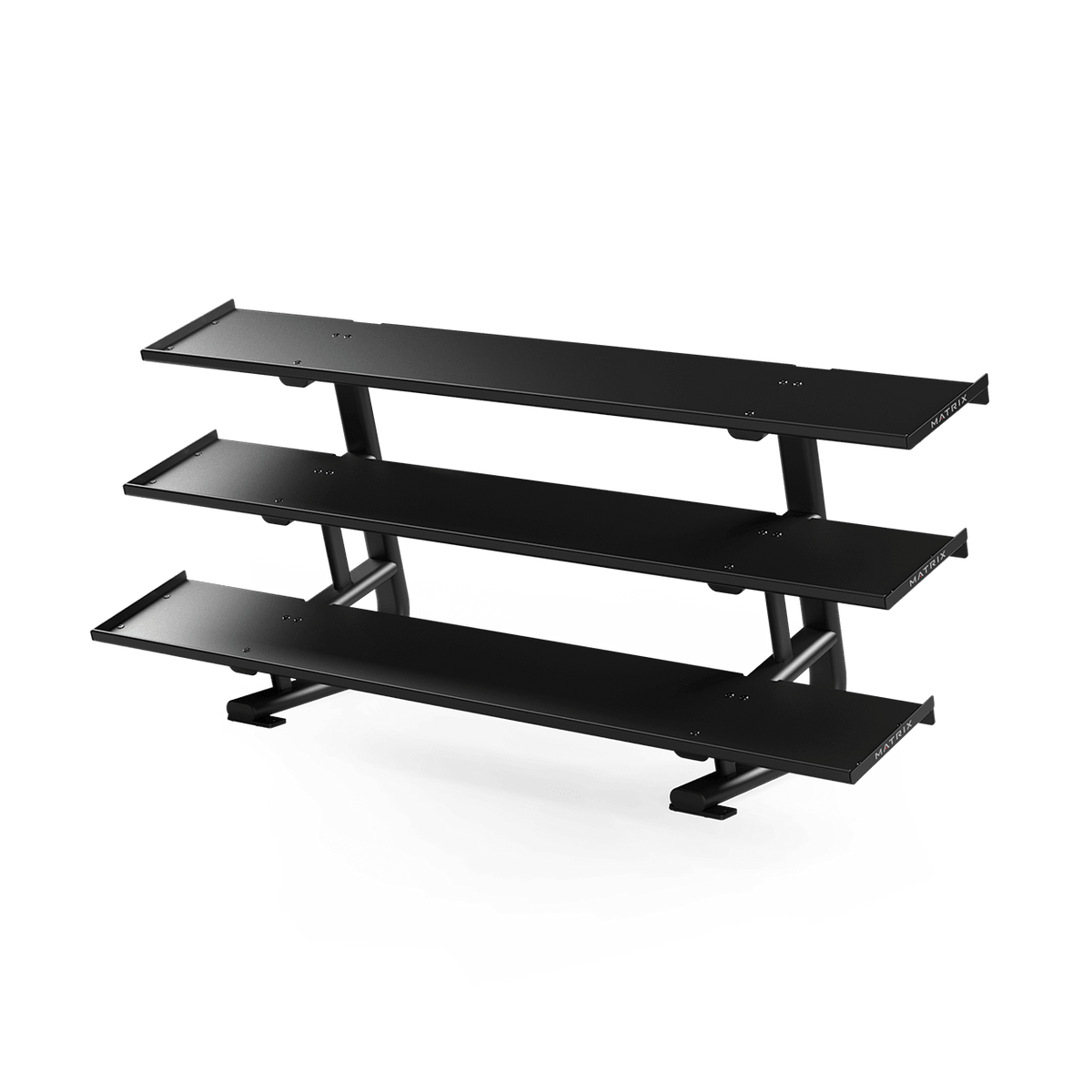 Magnum 3-Tier Flat-Tray Dumbbell Rack (231 Cm / 91