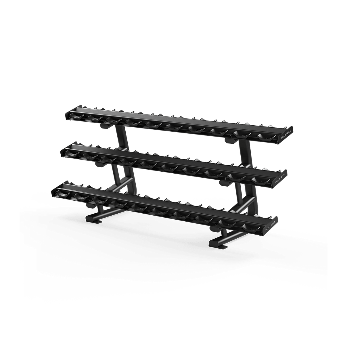 Magnum 15-Pair Pro-Style Dumbbell Rack – Johnson Fitness Australia