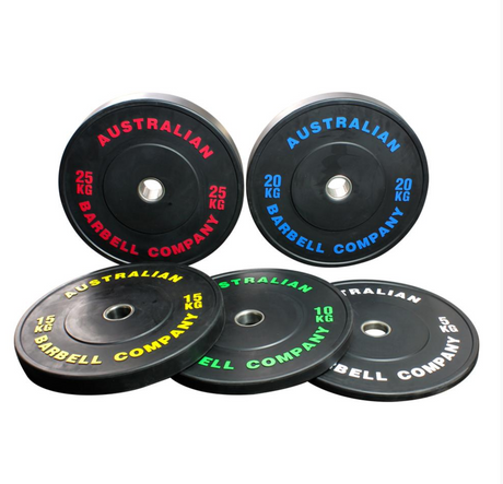 150KG SET BLACK BUMPER PLATES (PAIRS) | Johnson Fitness Australia